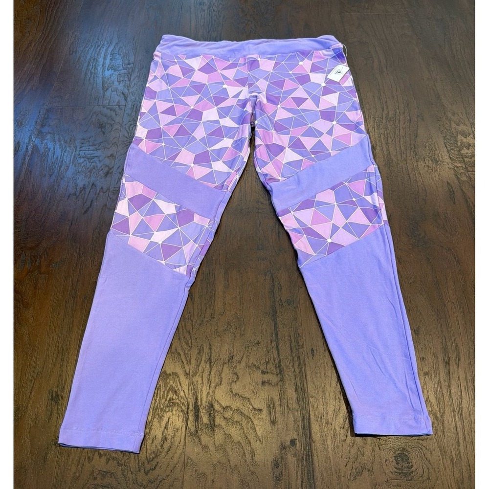 Disney Parks Purple Wall Leggings Women's XL Yoga Running Pants NWT